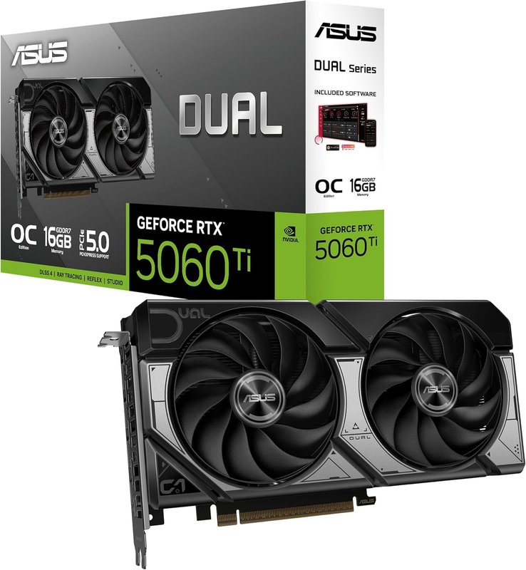 ASUS Dual GeForce RTX 5060 Ti 16GB