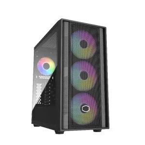 Cooler Master MasterBox 600 Cristal Templado ATX Negro