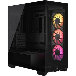 Corsair 3500X ARGB Cristal Templado ATX Negro