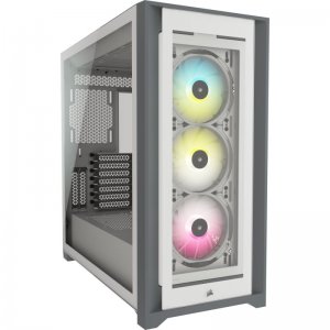 Corsair iCUE 5000X RGB Cristal Templado ATX Negro