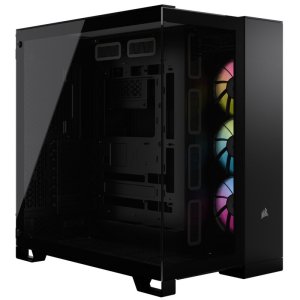 Corsair 6500X Dual Chamber Cristal Templado ATX Negro