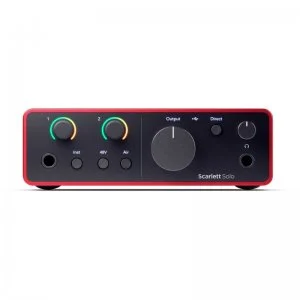 Focusrite Scarlett 2i2 4th Gen Interfaz Audio USB 2×2 Air Mode