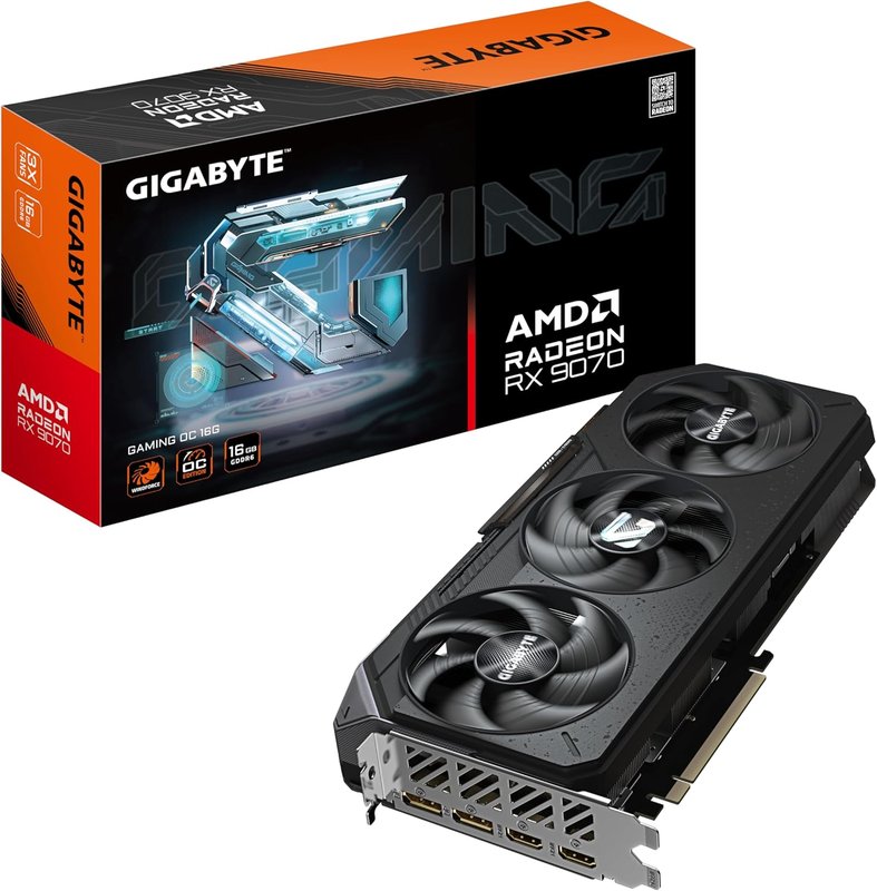 Gigabyte Radeon RX 9070 XT Gaming OC 16GB