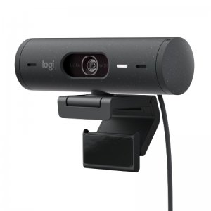 Logitech Brio 500 Webcam Streaming 1080p30 USB Autoframe Show Mode