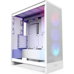 NZXT H7 Flow RGB (2024) Cristal Templado ATX Blanco